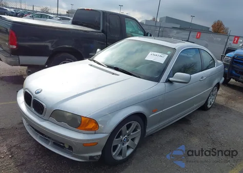 2001 BMW 325Ci из США, поврежденный, VIN WBABN33431JW59841
